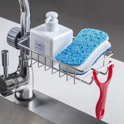 Kitchen Faucet Sink Rack Hanging Storage Basket (1 pc)